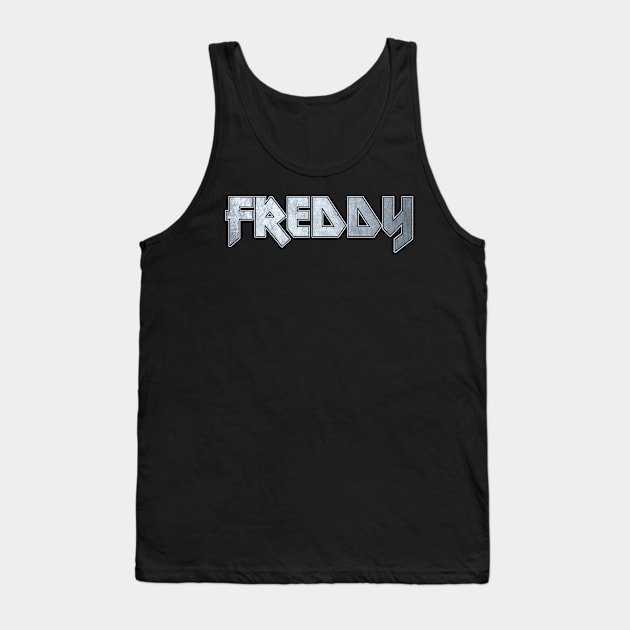 Heavy metal Freddy Tank Top by KubikoBakhar